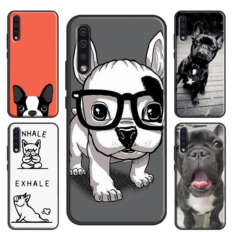Funny french bulldog Case For Samsung S21 Ultra S20 FE S10 S22 Plus A51 A71 A72 A52 A32 A12 A50 A21S A52S Coque