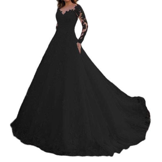 Женское вечернее платье с кружевом, цветочной вышивкой, А-силуэта, большим качелем, V-образным вырезом, длинными рукавами, застежкой-молнией сзади, для выпускного вечера, свадьбы, вечеринки, макси-платье