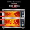 MDNG 3-Layer 9-Tray Commercial Gas Baking Oven