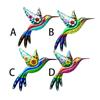 Indoor&Outdoor Handmade Craft Metal Sculptures Ornaments Hummingbird Decorations Wall Hanging