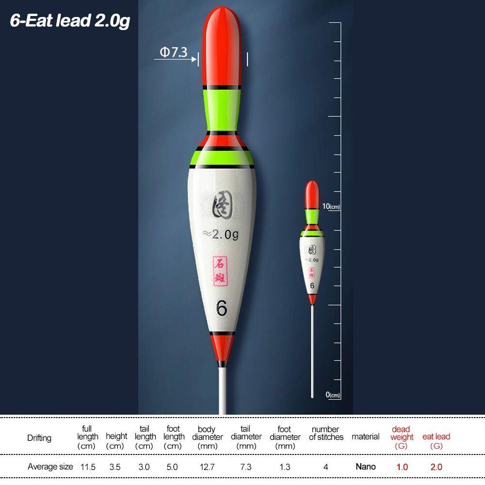 Ассорти из размеров Поплавок для ловли камня Индикатор Световой индикатор Поплавки-палки Поплавки для активного отдыха Поплавки-бомберы для рыбалки