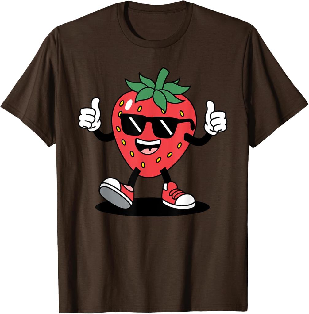 Strawberry Design Funny Fruit Lover Design Funny Unisex T-Shirt