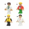 MOC Все виды маленьких кукол, модели, фигурки, персонаж поезда, железнодорожные аксессуары, развивающий подарок, для ребенка, для деревянной железной дороги Biro, игрушки