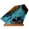 Haskoss Undersea Resin Lamp, Whale, Turtle, and Human Diving Night Light, Home Gift, Office, Desk, Bedroom Decor