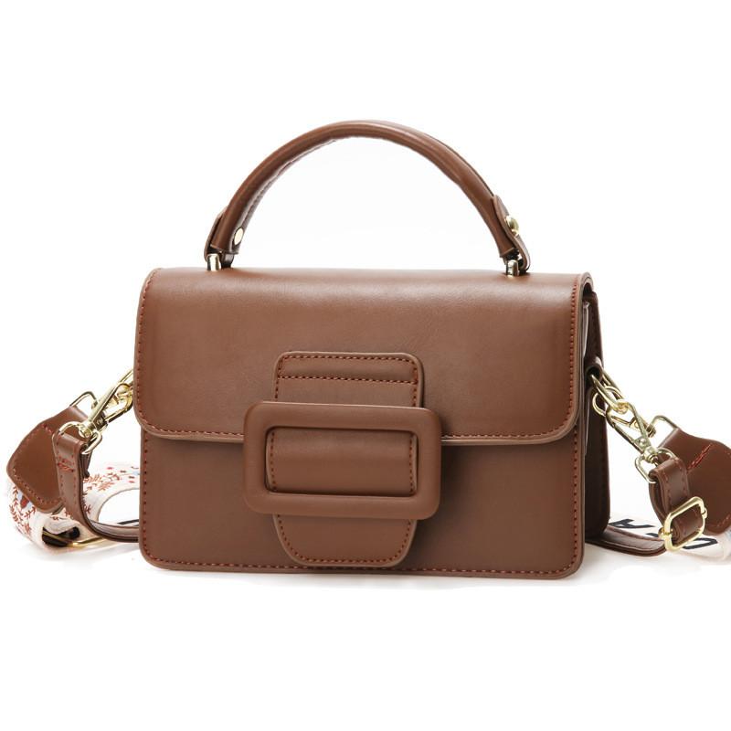 Стильная маленькая сумка кроссбоди из искусственной кожи для женщин в модных цветах, идеально подходящая для повседневного использования