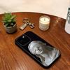 Темная Готическая Святая Чехол для Телефона Для iPhone 17, 16, 15, 14, 13, 12, 11 Plus, Pro Max, Другие Мягкое Черное Покрытие