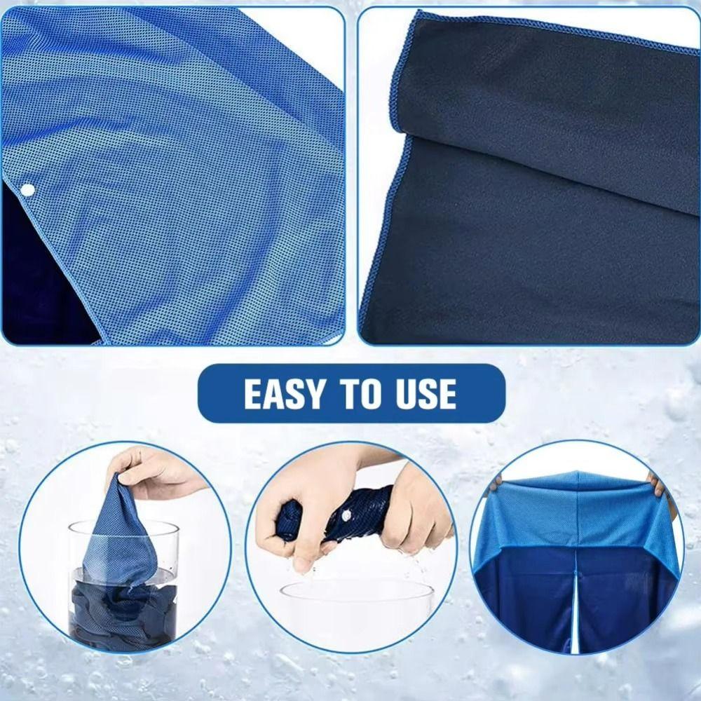Absorbent Cooling Towel Anti Slip Quick-Drying Towel Workout U-shaped Cooling Beach