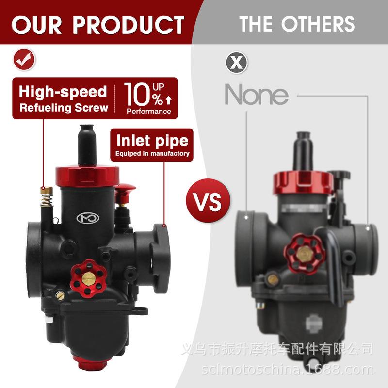 Off-Road Motorcycle Racing Carburetor Is Suitable ForPE17 19 22 24 26 28MMFlange Port MO Racing Carb