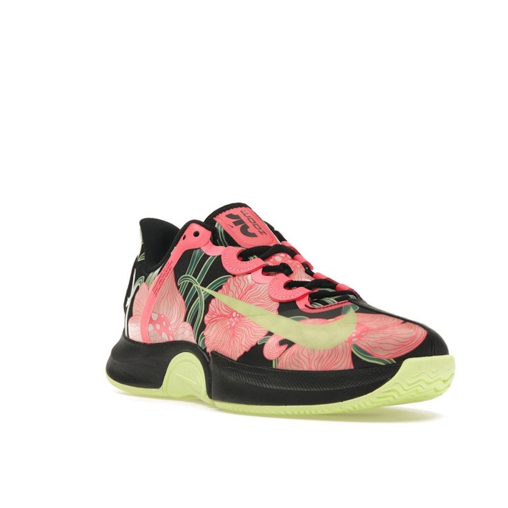 Женские кроссовки Naomi Osaka x NikeCourt Air Zoom GP Turbo Premium HC Japan Cherry Blossoms Black Hot-Punch Pink-Bloom FJ2985-001