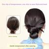 Women Half-Tie Hair Claw Feather Shuttlecock Head Lazy Meatball Head Crab Clip Wig Catch Clip High Ponytail Hair Accessories