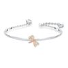 Swarovski Браслет-цепочка с кристаллами и стрекозой «Вечный цветок» для женщин 5518138