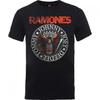 Ramones Unisex Adult Eagle Seal Vintage T-Shirt