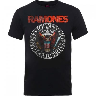 Ramones Футболка унисекс для взрослых с изображением орла и печати в винтажном стиле