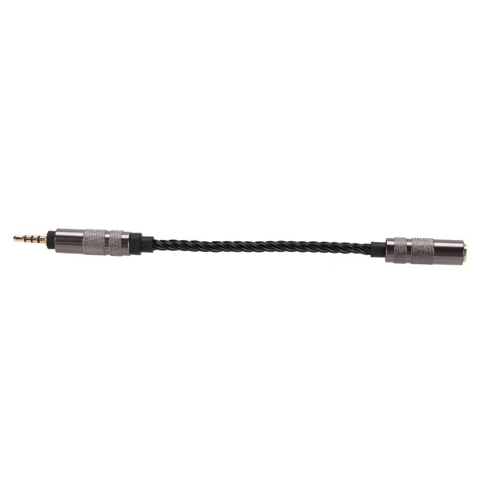 High Stereo Audio 2.5mm Balanced Male To 3.5mm Stereo Female Sound Enhancement
