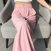 Summer Thin High Waist Suit Wide-leg Pants Women Straight Loose Trousers