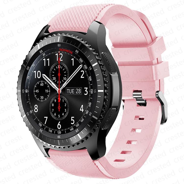 20 мм 22 мм ремешок для Samsung Galaxy Watch 4/6 classic/5 Pro/7 44 мм 40 мм Gear s3 силиконовый ремешок браслет Huawei watch GT/2/3 ремешок