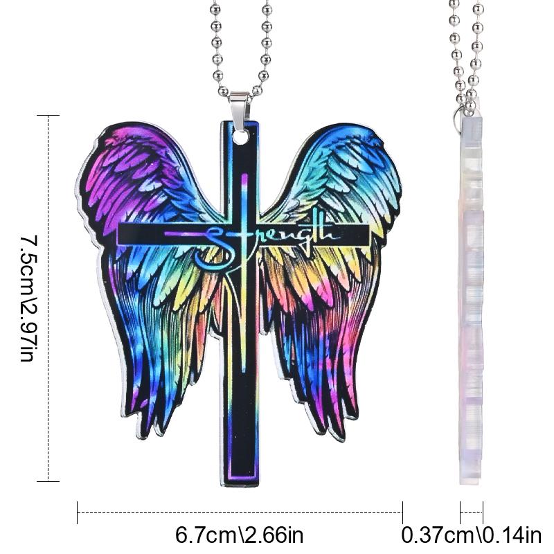 Colored Feather Pendant, Car Rearview Mirror Pendant,Hanging Decorative,Key Chain and Bags Pendant,Friend Gifts