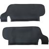 GXARTS Pair Left Driver and Right Passenger Repair Sun Visor Replacement Cover Black Fit for Ford Mustang 1994 1995 1996 1997 1998 1999 2000
