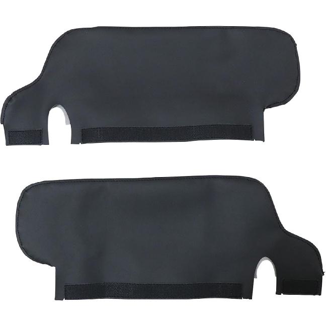GXARTS Pair Left Driver and Right Passenger Repair Sun Visor Replacement Cover Black Fit for Ford Mustang 1994 1995 1996 1997 1998 1999 2000