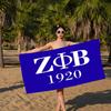 Логотип Zeta-Phi Beta Аниме Пляжное Полотенце для плавания Мягкое Впитывающее Мочалка Детские Подарки для Детей Путешествия Кемпинг Спортзал