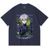 Хлопковая футболка унисекс плотностью 230 г/м² из 100% хлопка с принтом Evangelion V5 Kagoru