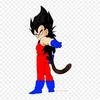 Patches For Clothes Bag Iron On Thermal Stickers Dbz Kid Vegeta Vegeta Raditz Pattern Washable Heat Transfer