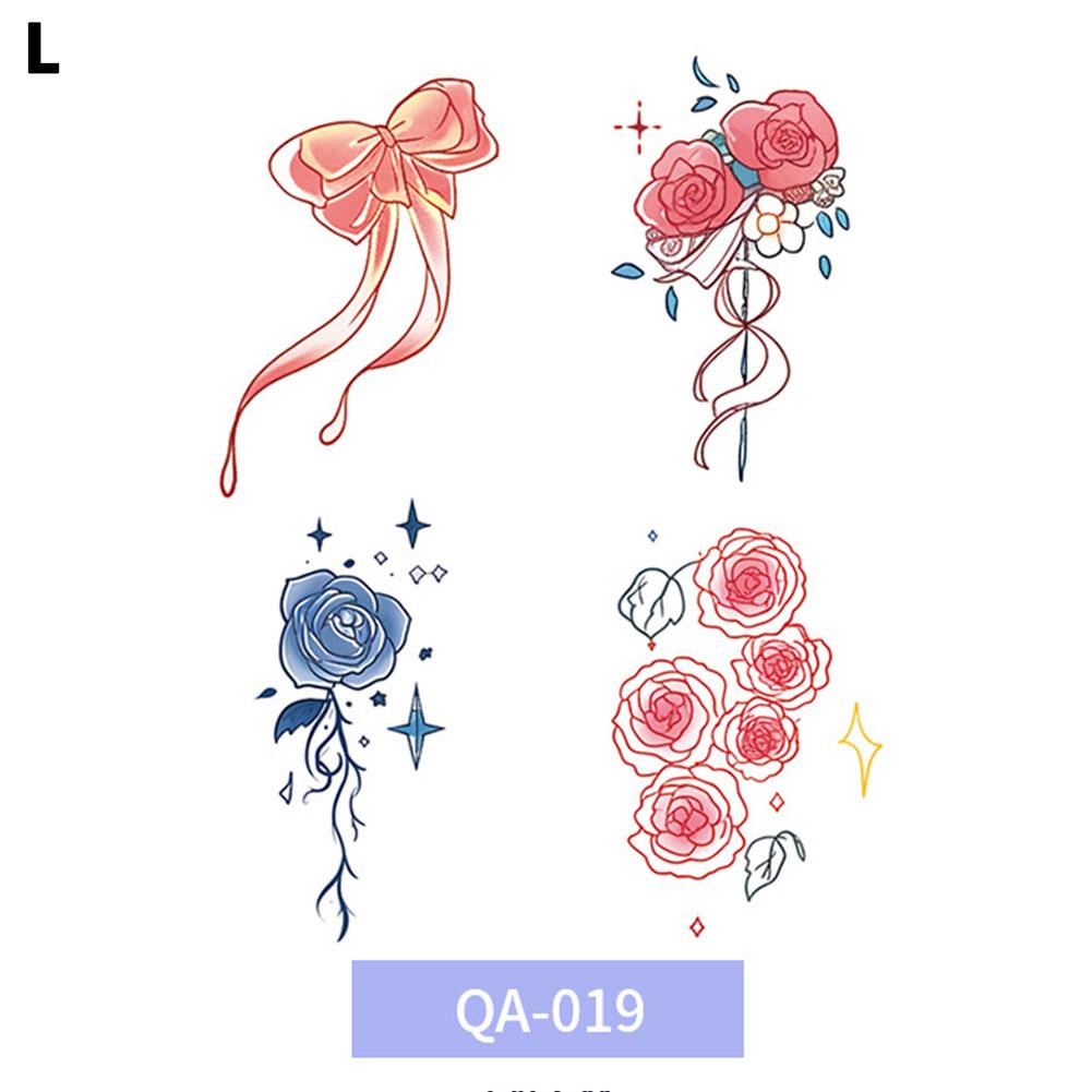 Красочные наклейки-тату с бабочками, водостойкие, долговечные, милые, японские, дофаминовые, смываемые татуировки G1S6