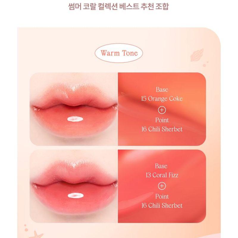 DASIQUE Сочный Тинт с эффектом росы Summer Coral Edition - 5 Цветов