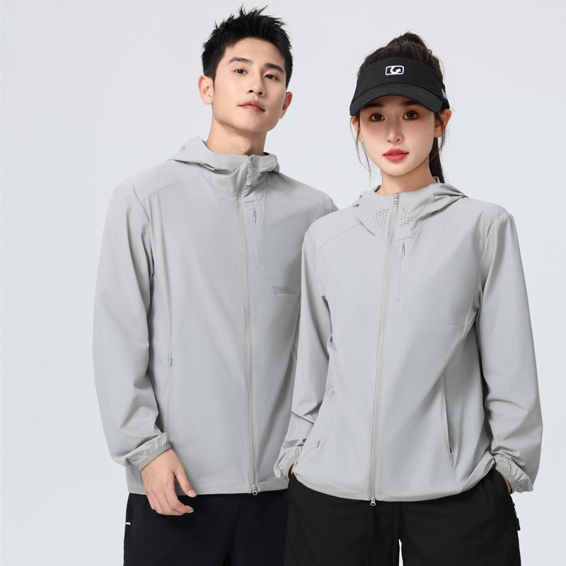 Desan sunscreen clothing outdoor breathable ice silk jacket UV-proof waterproof long-sleeved sunscreen clothing top