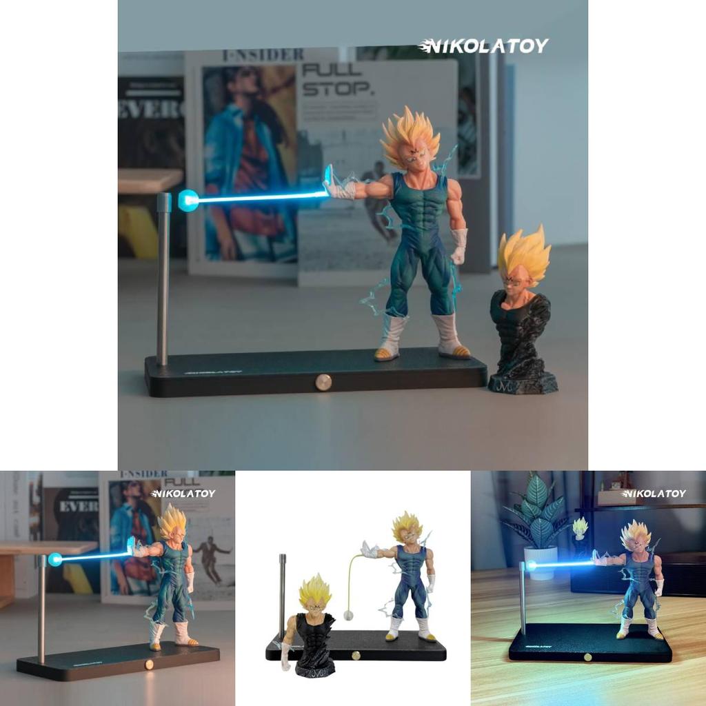Магнитный ночник Dragon Ball с фигуркой аниме Саян Веджета Для коллекционеров и витрин