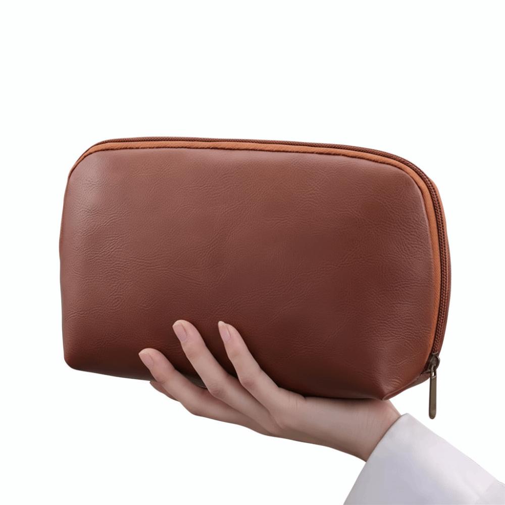 Portable USB Organizer Bag Solid Color Cable Storage Pouch  for Electronic Accessories Storage