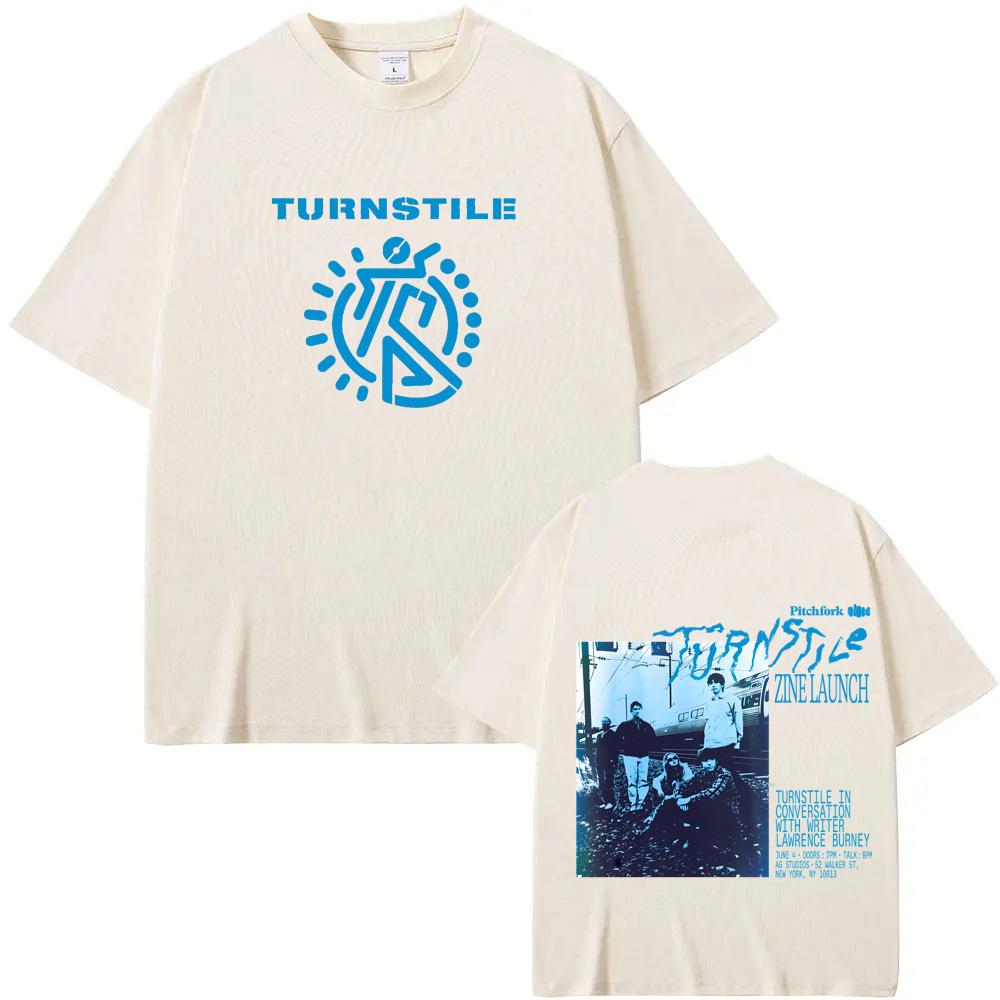TURNSTILE Tshirts Tour 2025 New Graphic Print Tshirts Unisex Women Fashion Casual Rock Streetwear Cotton Short Sleeve High Quality