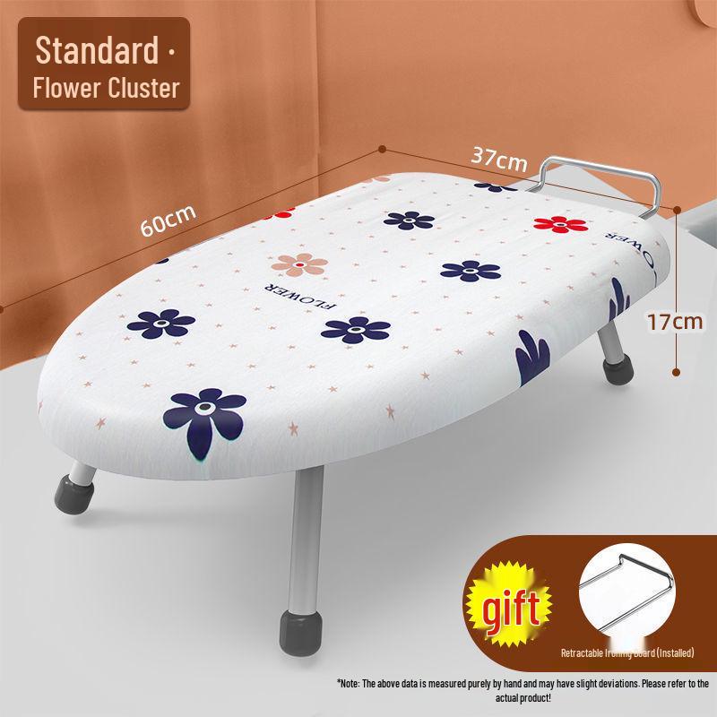 Складная настольная гладильная доска с термозащитным чехлом для электрических утюгов