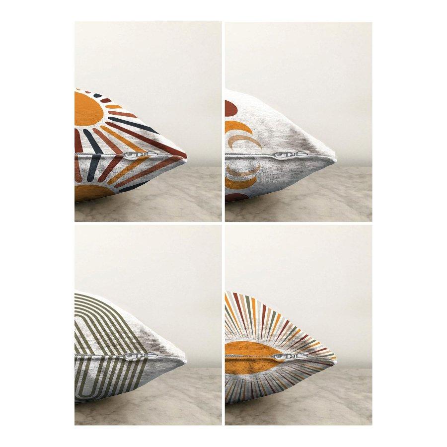 Набор чехлов для подушек с цифровой печатью из 4 предметов