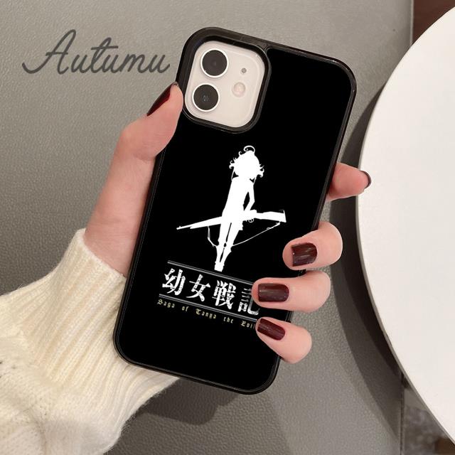 Чехол для телефона Youjo Senki для iPhone 11 12 13 14 Pro Max mini X XR XS SE 2020 5 6S 7 8 Plus Samsung Galaxy S21 S22 Cover shell