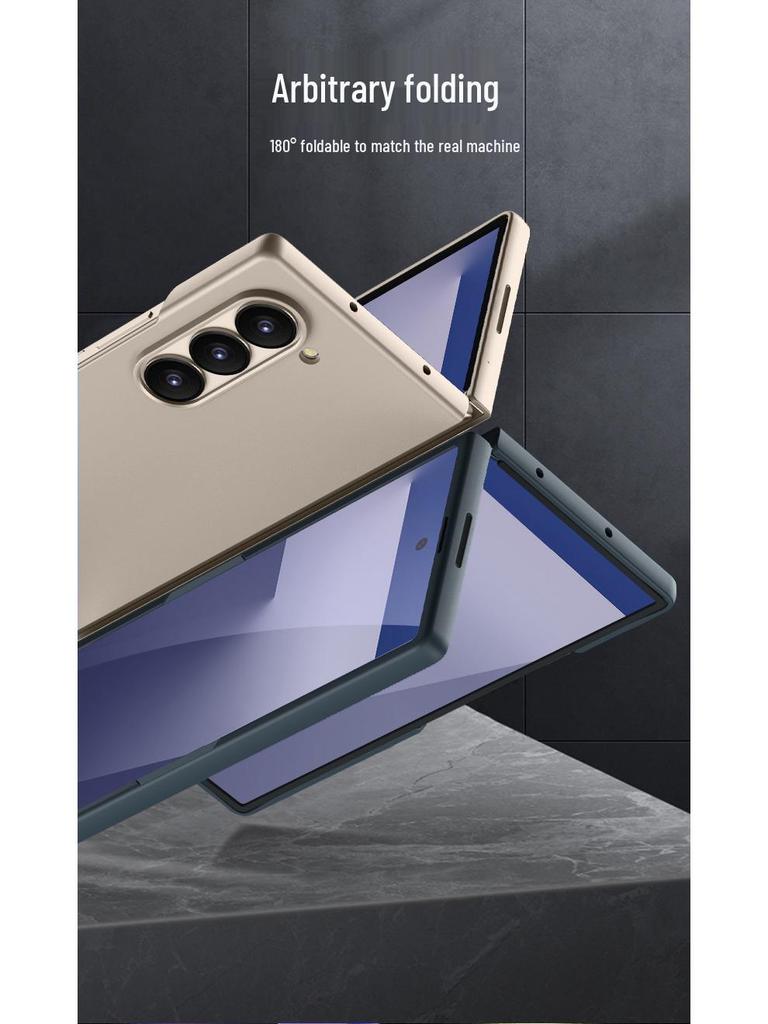 Ультратонкий матовый чехол для телефона Samsung ZFold7: Модный, Однотонный, Складной Защитный Чехол