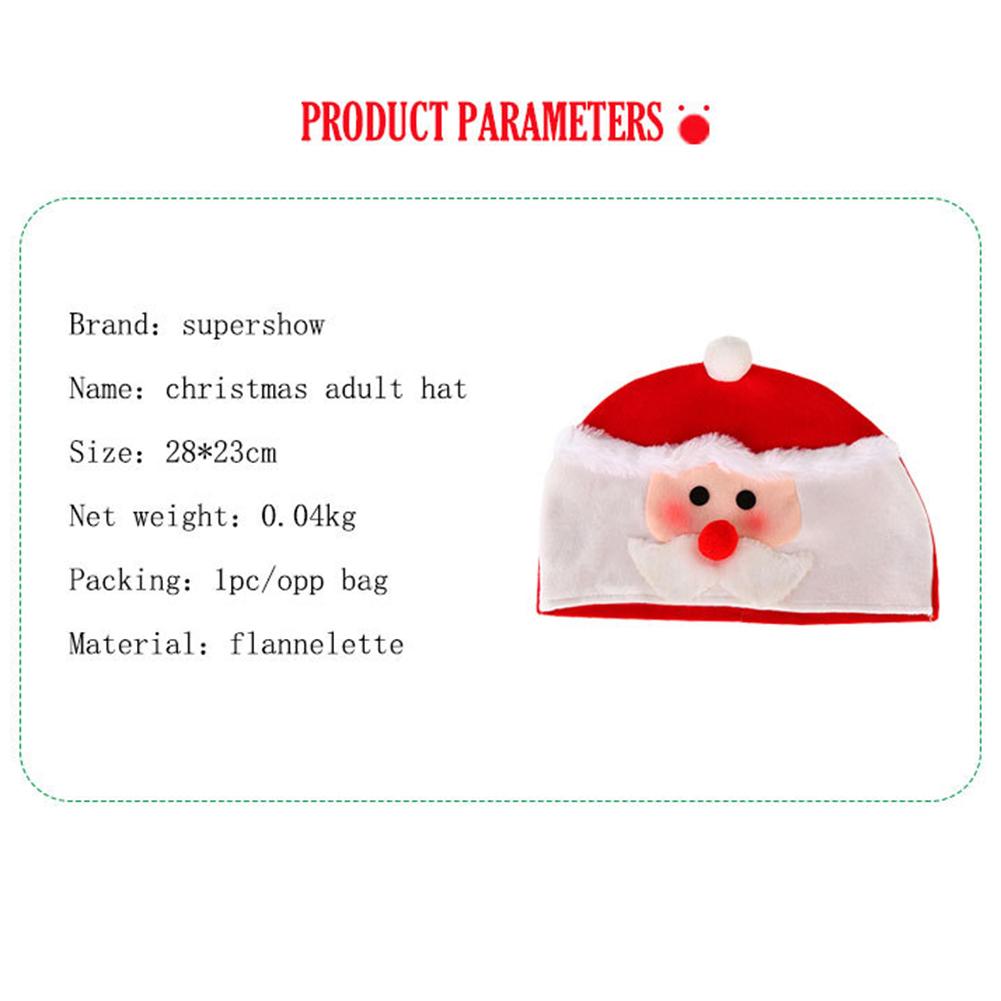 Christmas Hat Cartoon Fancy Cute Costume Accessories