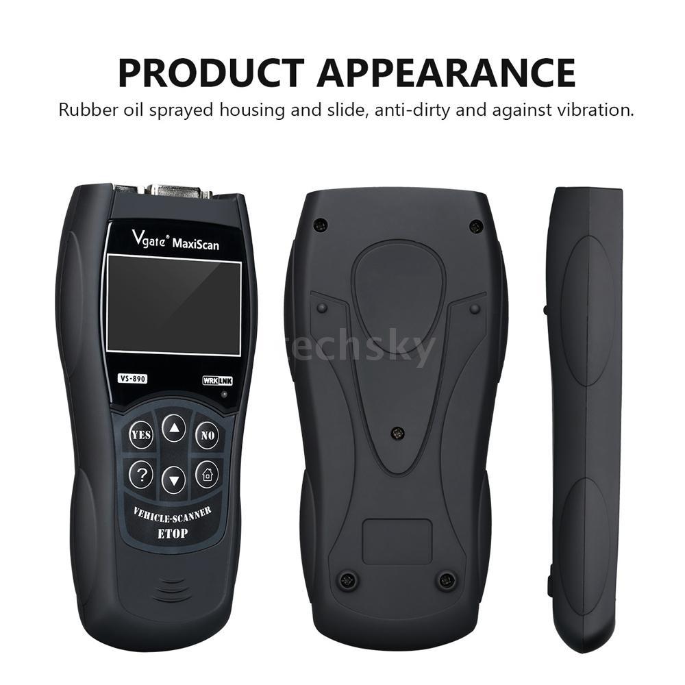 Универсальный автомобильный считыватель кодов, диагностический инструмент, OBD 2, инструмент для сброса сканирования