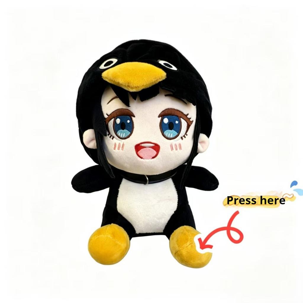 25cm Gugu Gaga Plush Doll Penguin Gugugaga Plush Room Decoration Meme Peripheral Stuffed Toys For Birthday Gift