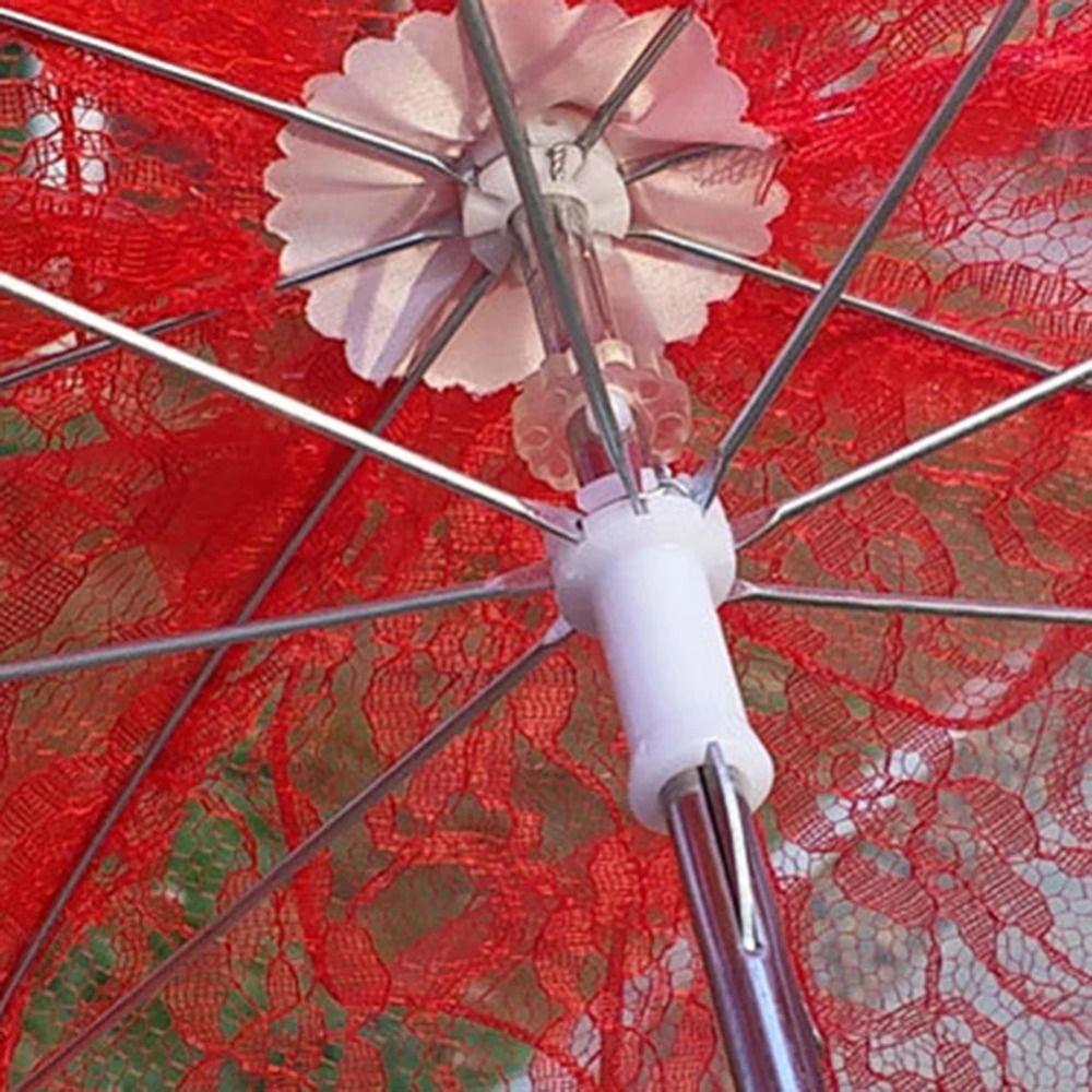 Цветной Кружевной Зонт с Цветами Романтичный Кружевной Зонт Новый Свадебный Зонт