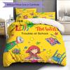 Lilli Witch Bedding Quilt Set Quilt Cover Pillowcase Home Decoration Birthday Gift (1 * duvet cover + 2 * pillowcase, without core)