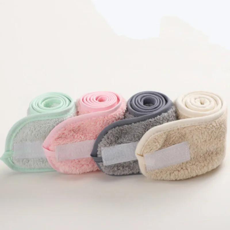 Аксессуары для волос, Макияж Полотенце для волос, Регулируемая повязка на голову, Эластичная повязка на голову, Салонная повязка на голову, Шапочка для душа, 1 шт. Женская