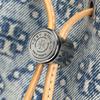 Tory Burch T Monogram Logo Print Fabric Bucket Bag Women bags Powder-Blue 167762-400