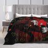 Homestucks Video Game Flannel Blanket Autumn  Warm Soft Throw Blanket for Child Home Decor Pattern Bedspread Sofa Bed Cover