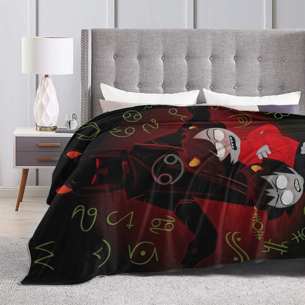 Homestucks Video Game Flannel Blanket Autumn Warm Soft Throw Blanket for Child Home Decor Pattern Bedspread Sofa Bed Cover