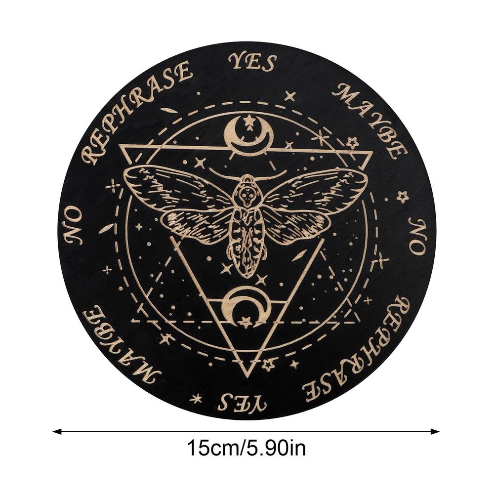 Pendulum Board Dowsing Wooden Metaphysical Planchette Message Boards With Letters Spirit Decorations Pendulum Board Game