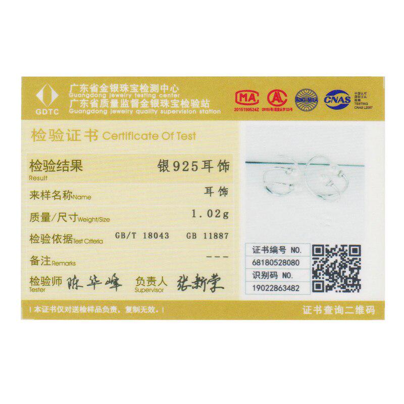 WOSTU New Style 925 Sterling Silver Intertwined Pearl Stud Earrings for Women Original Jewelry