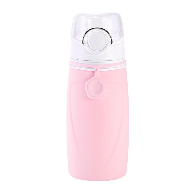 Активная чашка для студентов Простая и легкая Защита от падения Высокотемпературная бутылка для воды Силиконовый чайник Подарок Складная чашка для воды