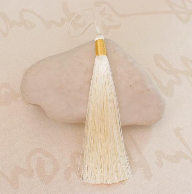 12 см золотая нить ледяной шелк кисточка для украшения ханьфу чонсам своими руками