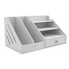 Desktop File   PVC Space Saving Desk   Shelf with Drawer for School   Supplies